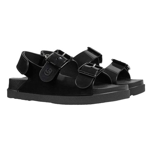Pre-owned Gucci Sandal In Black