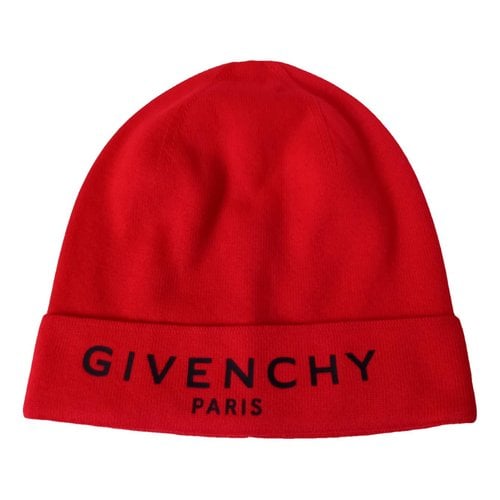 Pre-owned Givenchy Beanie In Red