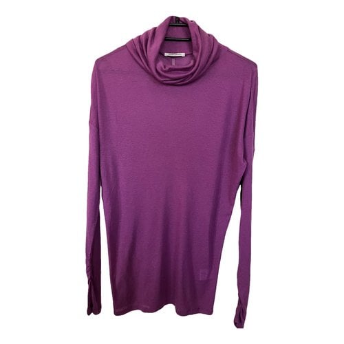 Pre-owned Joop Wool Blouse In Purple