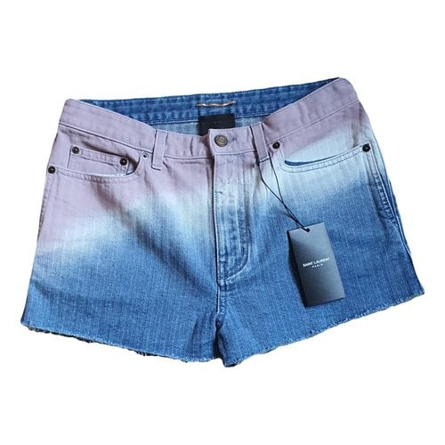 Pre-owned Saint Laurent Shorts In Pink