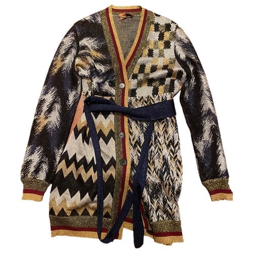 Pre-owned Missoni Wool Cardigan In Multicolour
