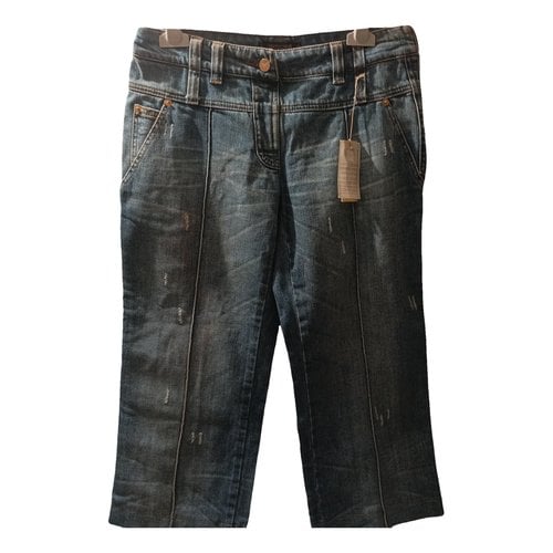 Pre-owned Roberto Cavalli Short Jeans In Blue