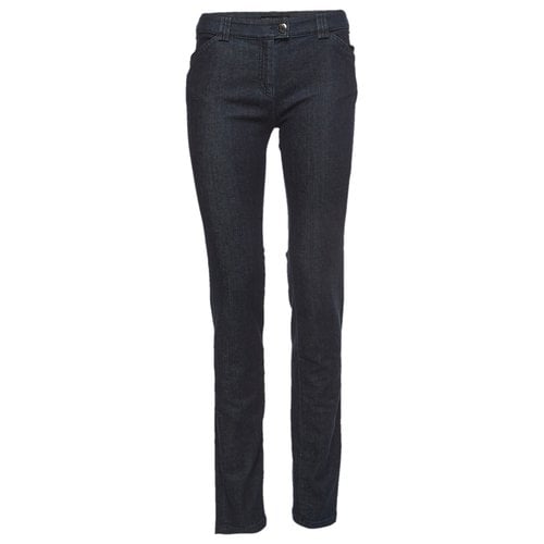 Pre-owned Balenciaga Slim Jeans In Navy