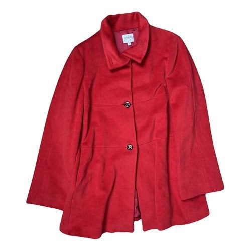 Pre-owned Armani Collezioni Cashmere Coat In Red