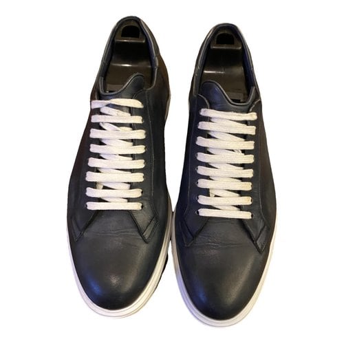 Pre-owned Barrett Leather Lace Ups In Blue