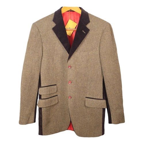 Pre-owned Etro Wool Jacket In Brown