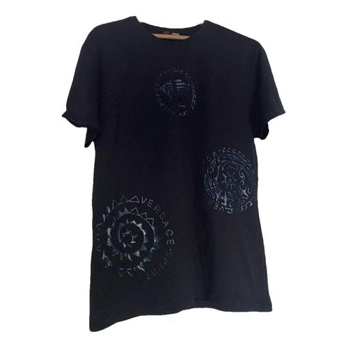 Pre-owned Versace T-shirt In Navy