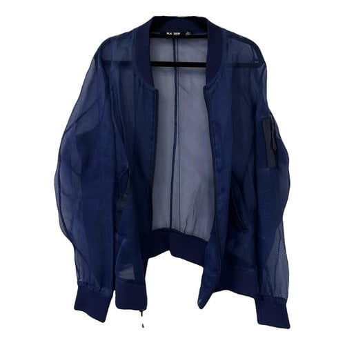 Pre-owned Blk Dnm Silk Jacket In Blue