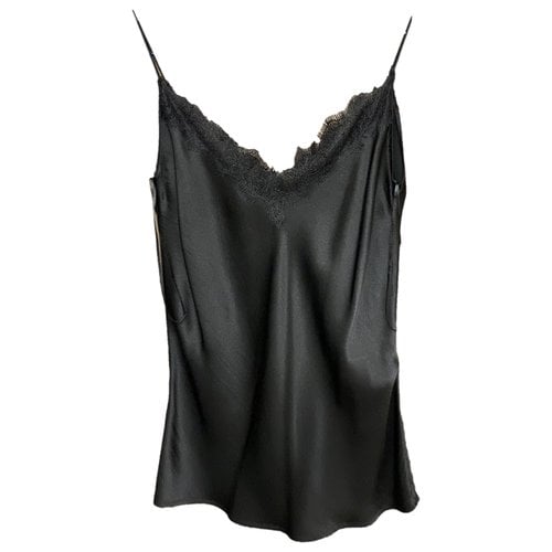 Pre-owned Massimo Dutti Silk Camisole In Black