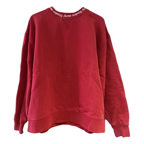 Pre-owned Acne Studios Jersey Top In Red