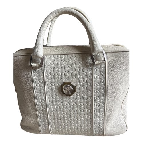 Pre-owned Stefano Ricci Leather Bag In White