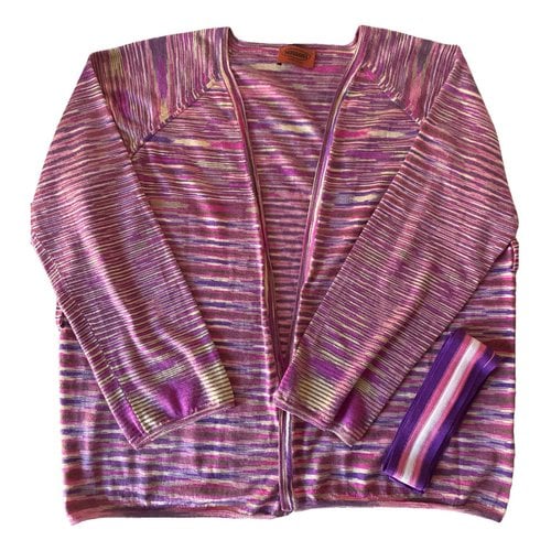 Pre-owned Missoni Cashmere Cardigan In Pink