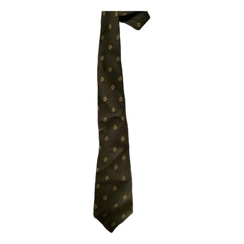 Pre-owned Chanel Tie In Green
