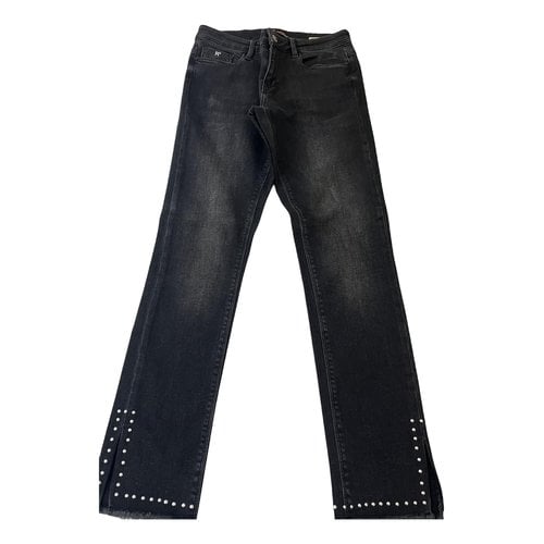 Pre-owned Kaporal Slim Jeans In Black