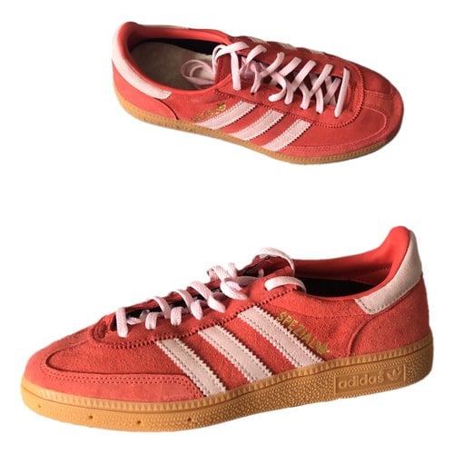 Pre-owned Adidas Originals Cloth Trainers In Red