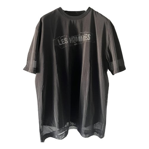 Pre-owned Les Hommes T-shirt In Black