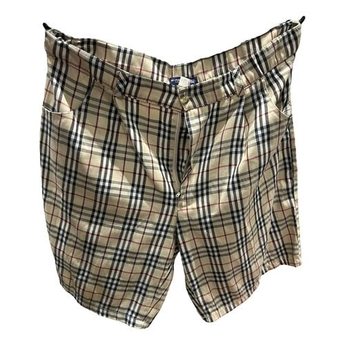 Pre-owned Burberry Shorts In Beige
