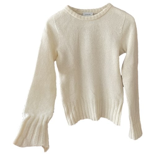 Pre-owned Lemaire Wool Jumper In White