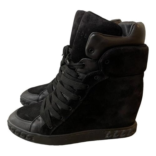 Pre-owned Casadei Trainers In Black