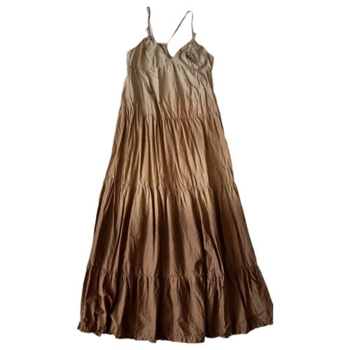 Pre-owned Rip Curl Maxi Dress In Brown