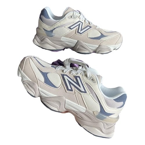 Pre-owned New Balance Trainers In Beige