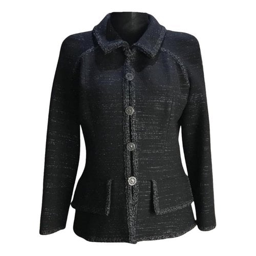 Pre-owned Chanel La Petite Veste Noire Wool Jacket In Black