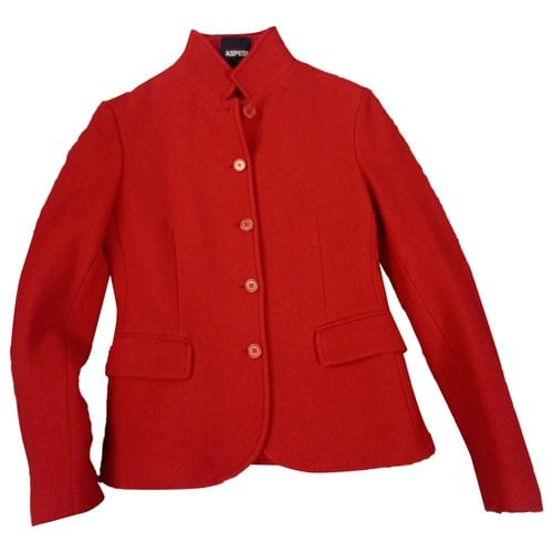 Pre-owned Aspesi Wool Jacket In Red