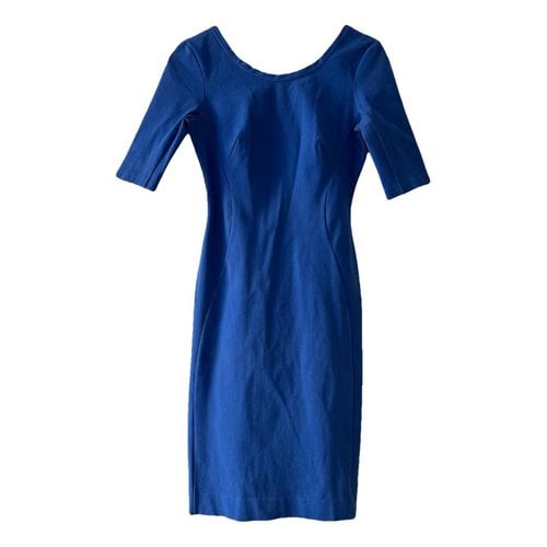 Pre-owned Paul Smith Wool Mid-length Dress In Blue