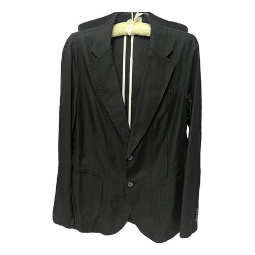 Pre-owned Mauro Grifoni Vest In Black