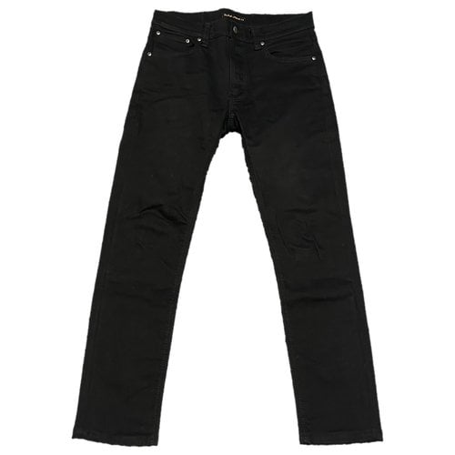 Pre-owned Nudie Jeans Slim Jean In Black