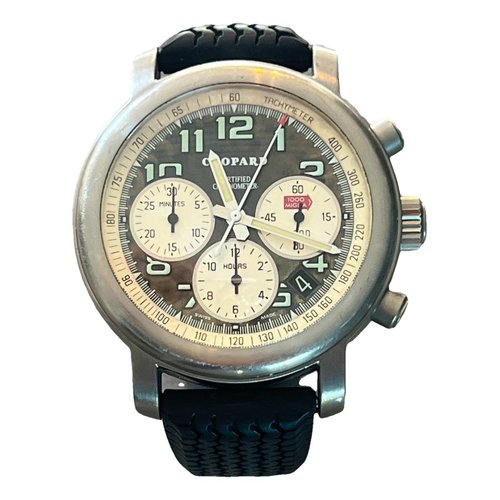 Pre-owned Chopard Mille Miglia Platinum Watch In Silver
