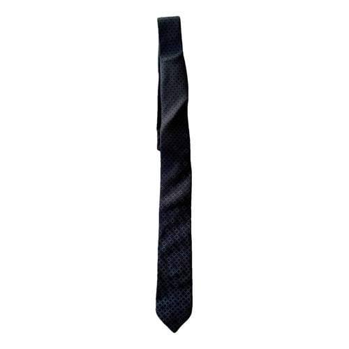 Pre-owned Prada Silk Tie In Grey
