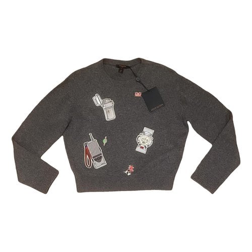 Pre-owned Louis Vuitton Cashmere Jumper In Grey