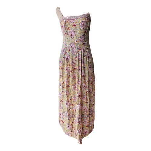 Pre-owned Ba&sh Mid-length Dress In Yellow
