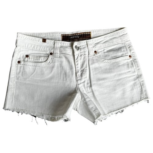 Pre-owned Notify Mini Short In White