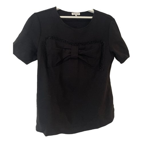 Pre-owned Claudie Pierlot T-shirt In Black