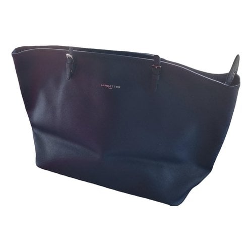 Pre-owned Lancaster Leather Handbag In Blue