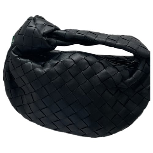 Pre-owned Bottega Veneta Jodie Leather Handbag In Black