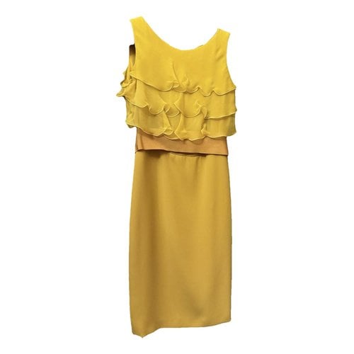 Pre-owned Max Mara Silk Mid-length Dress In Other