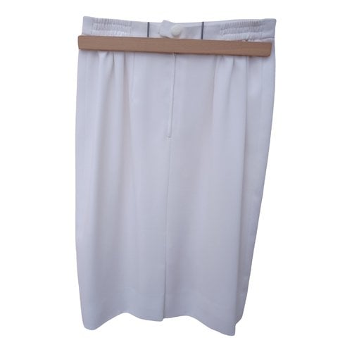 Pre-owned Weill Mid-length Skirt In White