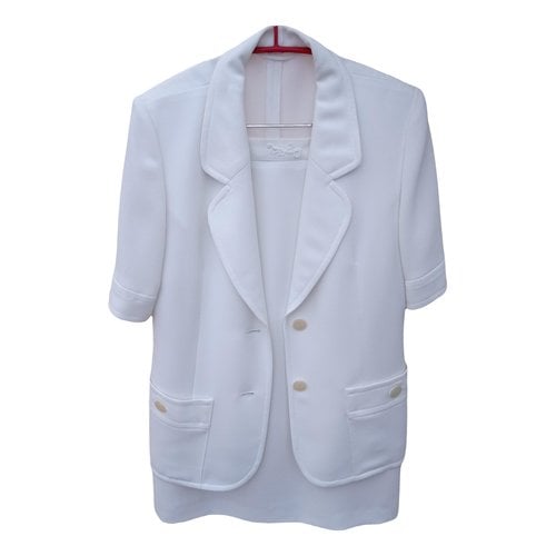Pre-owned Weill Suit Jacket In White