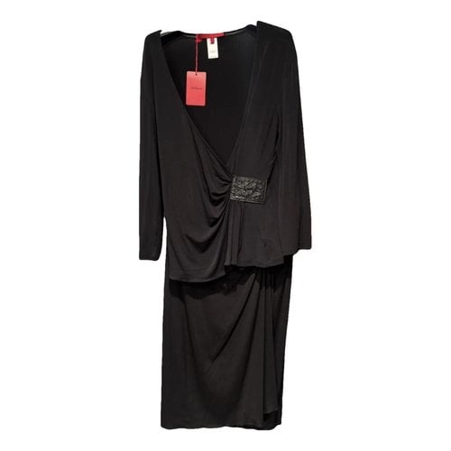Pre-owned Les Copains Mid-length Dress In Black