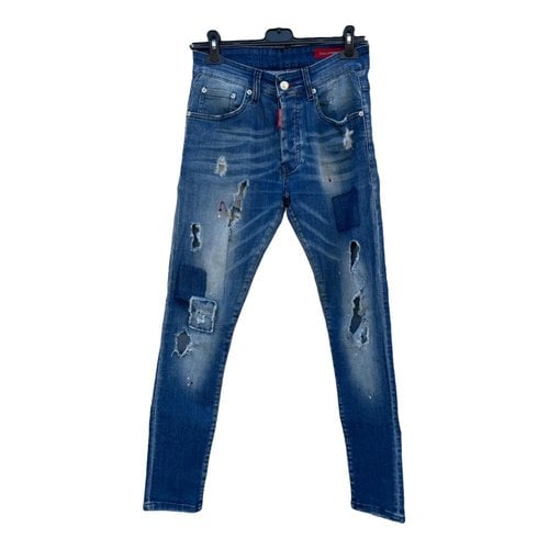 Pre-owned Dsquared2 Slim Pants In Multicolour