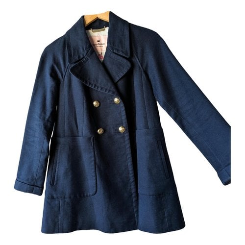 Pre-owned Juicy Couture Peacoat In Navy