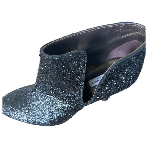 Pre-owned Patricia Blanchet Glitter Boots In Black