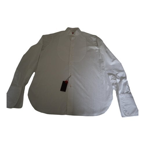 Pre-owned Isaia Shirt In White