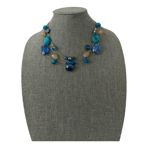 Pre-owned Macy's Necklace In Blue