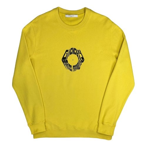 Pre-owned Givenchy Sweatshirt In Yellow