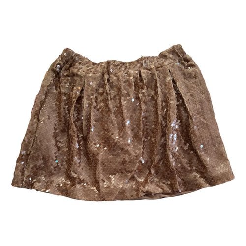 Pre-owned Aniye By Mini Skirt In Brown