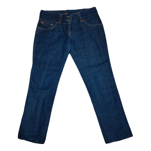 Pre-owned Dolce & Gabbana Chino Pants In Blue